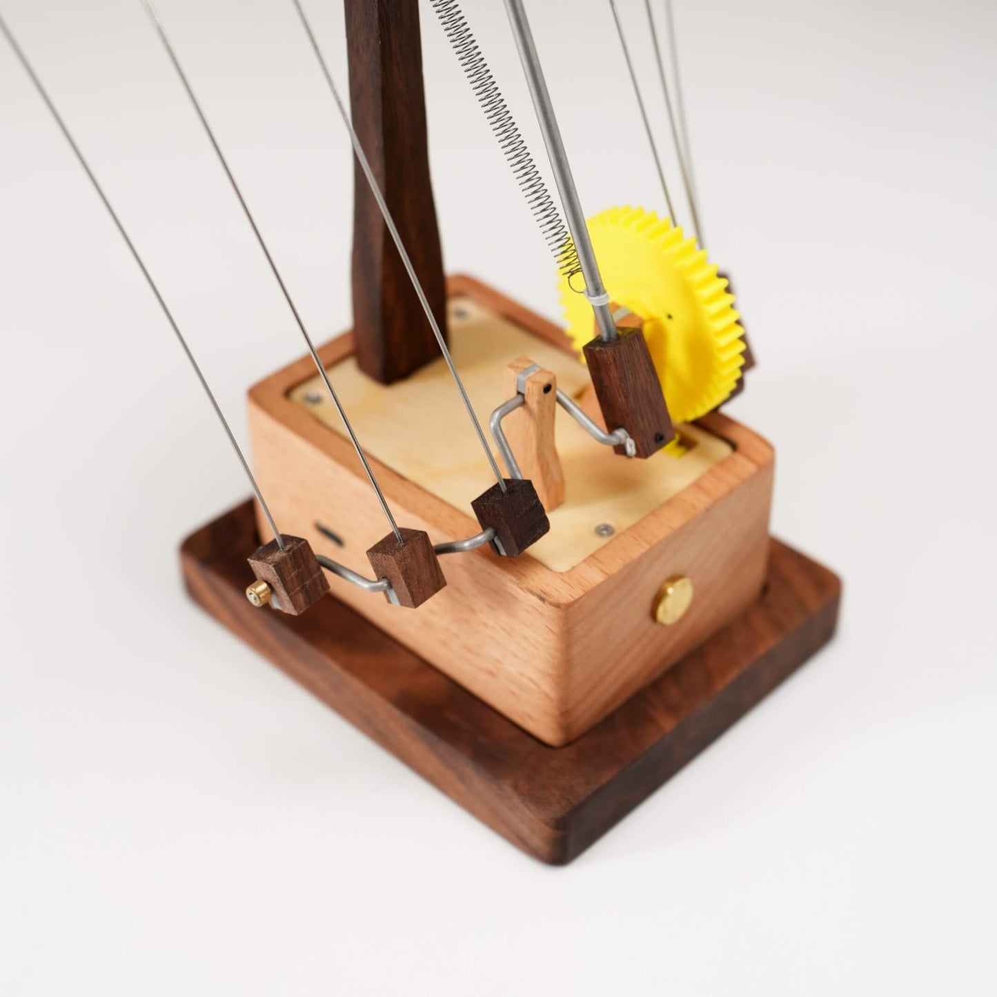 Handcrafted Wooden Manta Ray Automaton