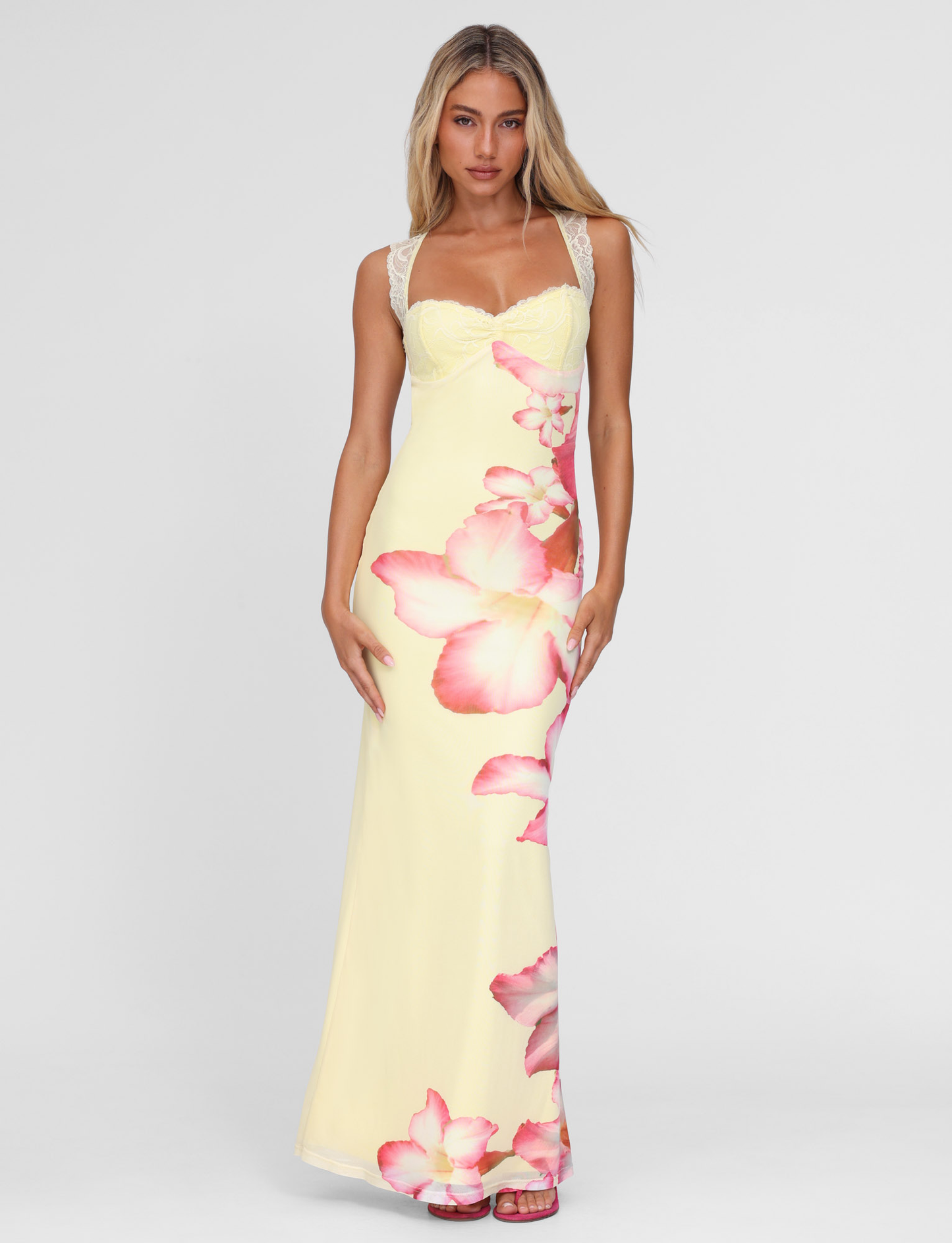 NYOMI MAXI DRESS - YELLOW