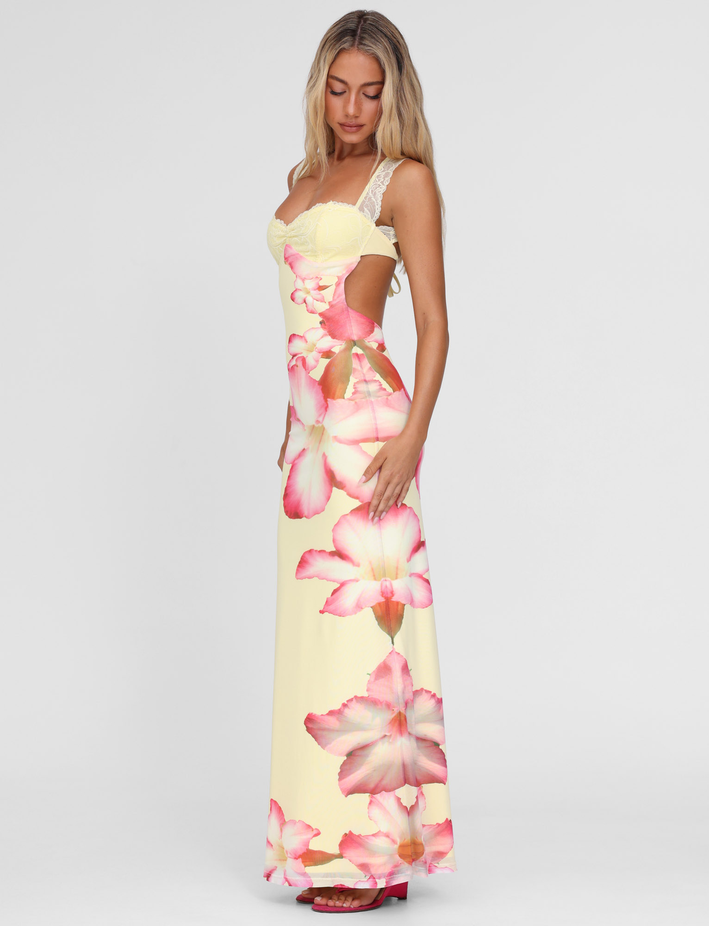 NYOMI MAXI DRESS - YELLOW