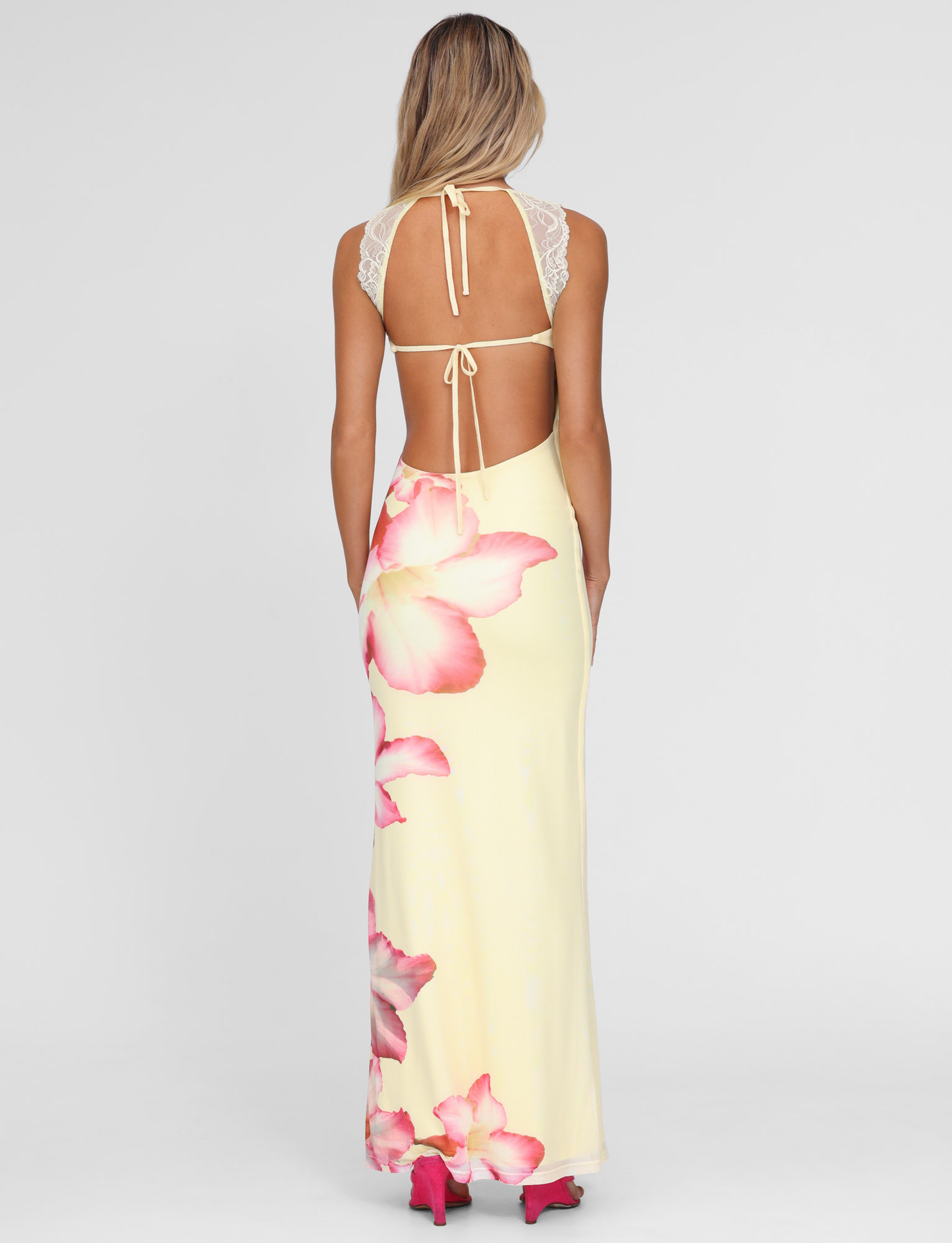 NYOMI MAXI DRESS - YELLOW