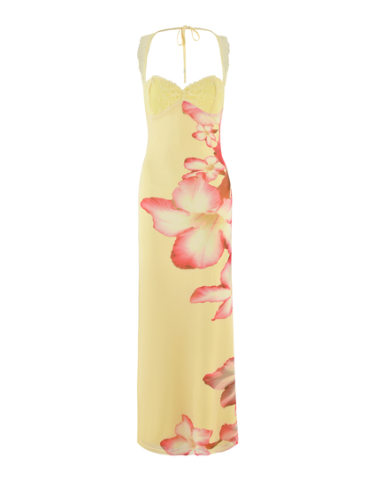 NYOMI MAXI DRESS - YELLOW